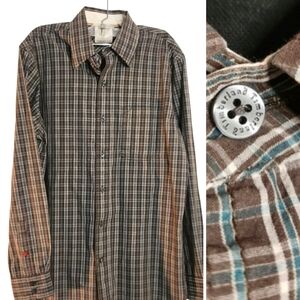 Timberland Plaid Button‑Down Shirt Men’s Classic Gorpcore Workwear